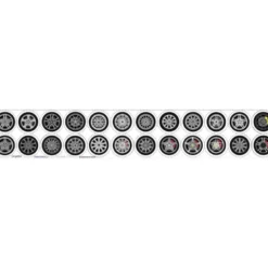 Coupon lingettes lavables motif jantes