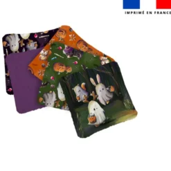 Coupon lingettes lavables motif fantômes - Création Stillistic