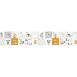 Coupon lingettes lavables motif animaux de la forêt
