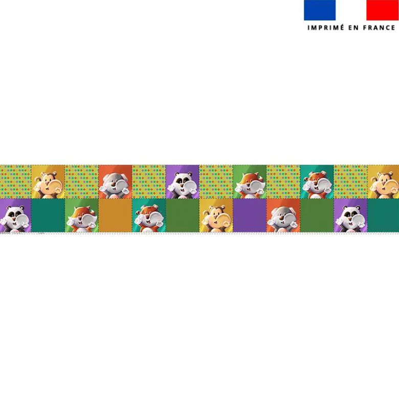 Coupon lingettes lavables motif animaux Lou-Sticks - Création Stillistic