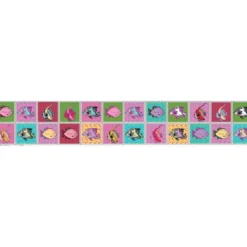 Coupon lingettes lavables motif poisson multicolore - Création Lili Bambou Design
