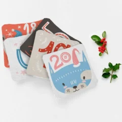 Coupon lingettes lavables motif animaux pastel