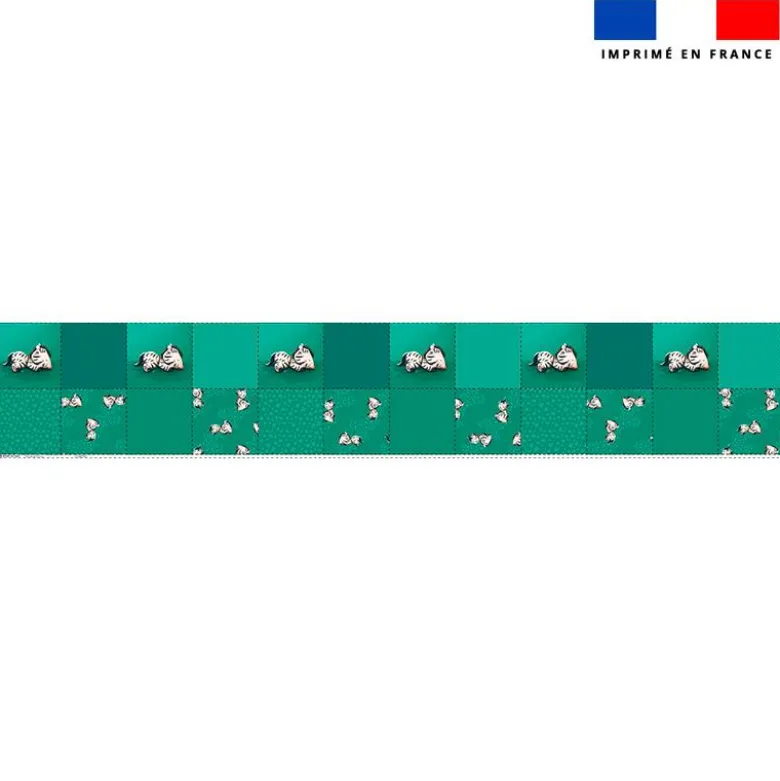 Coupon lingettes lavables motif bébé zèbre - Création Stillistic