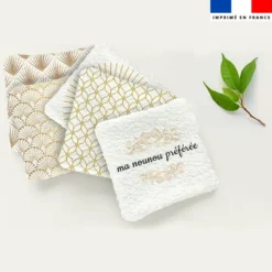 Coupon lingettes lavables motif nounou gold