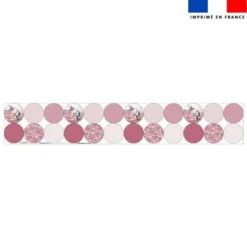 Coupon lingettes lavables rondes motif tigre blanc - Création Stillistic