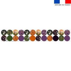 Coupon lingettes lavables rondes motif fantômes - Création Stillistic