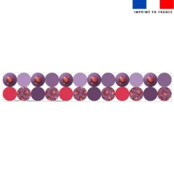 Coupon lingettes lavables rondes motif loutre et coeurs - Création Stillistic