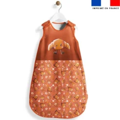 Coupon motif amis ptit déj Croissant - Gigoteuse et Tour de Lit - Création Stillistic