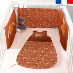 Coupon motif amis ptit déj Pain au chocolat - Gigoteuse et Tour de Lit - Création Stillistic