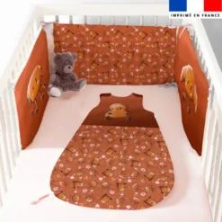 Coupon motif amis ptit déj Tartine - Gigoteuse et Tour de Lit - Création Stillistic