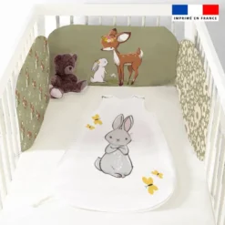 Coupon motif animaux de la clairière - Gigoteuse et Tour de Lit