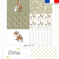 Coupon motif animaux de la clairière - Gigoteuse et Tour de Lit