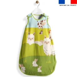 Coupon motif animaux de la ferme - Gigoteuse et Tour de Lit