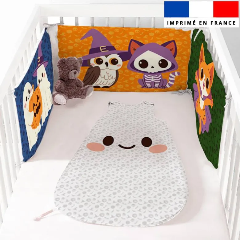 Coupon motif animaux Halloween fantôme - Gigoteuse et Tour de Lit