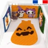 Coupon motif animaux Halloween citrouille - Gigoteuse et Tour de Lit