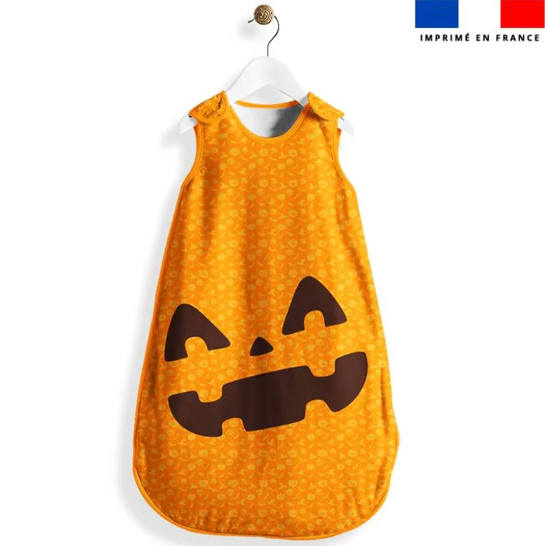 Coupon motif animaux Halloween citrouille - Gigoteuse et Tour de Lit