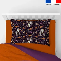 Coupon oreiller imprimé fantômes noir - Création Stillistic