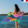 Coupon paréo motif design multicolore