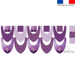 Coupon éponge bavoirs bandana motif licorne - Création Stillistic