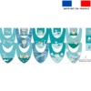 Coupon éponge bavoirs bandana motif montgolfière aquarelle