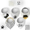 Coupon éponge bavoirs bandana motif chat noir