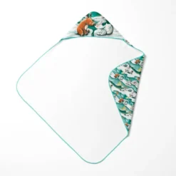 Coupon éponge kit puériculture motif animaux du froid - Création Stillistic