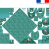 Coupon éponge kit puériculture motif singe émotions - Création Stillistic