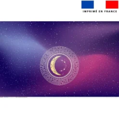 Coupon pour cape enfant motif astres