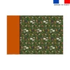 Coupon pour couette imprimé fantômes verts - Création Stillistic