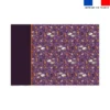 Coupon pour couette imprimé fantômes violet - Création Stillistic