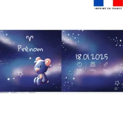 Coupon pour coussin de naissance personnalisé - Astro bélier - Création Stillistic