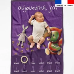Coupon pour couverture mensuelle bébé perroquet - Création Stillistic