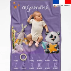 Coupon pour couverture mensuelle motif panda ange - Création Stillistic