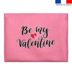 Coupon pour enveloppe en tissu motif gnome st valentin