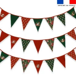 Coupon pour fanions motif animaux couronne de noel - Création Stillistic