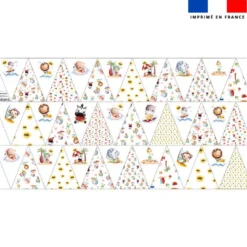 Coupon pour fanions motif animaux d'été