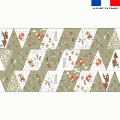 Coupon pour fanions motif animaux de la clairière