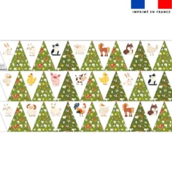 Coupon pour fanions motif animaux de la ferme