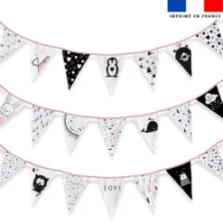 Coupon pour fanions motif animaux de la nuit