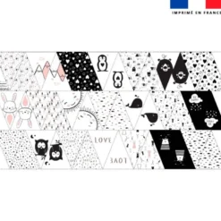 Coupon pour fanions motif animaux de la nuit