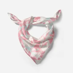 Coupon pour foulard motif silhouettes de fleurs harmonieuses