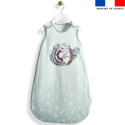 Coupon pour gigoteuse motif lapin féérique - Création Lucie Obaton