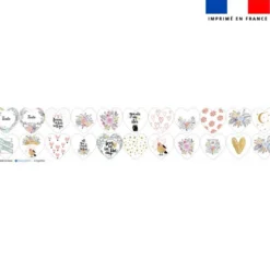 Coupon pour lingettes lavables personnalisées - Love