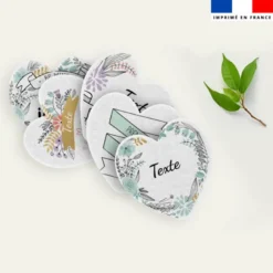 Coupon pour lingettes lavables personnalisées - Love