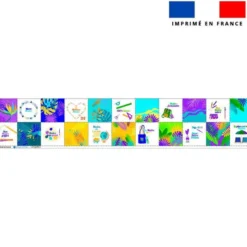 Coupon pour lingettes lavables personnalisées - Feuilles tropicales maître