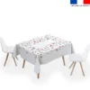 Coupon pour nappe de noel carrée blanche motif sweet home