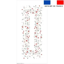 Coupon pour nappe de noel rectangle blanche motif sweet home