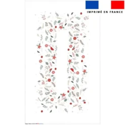 Coupon pour nappe de noel rectangle blanche motif sweet home