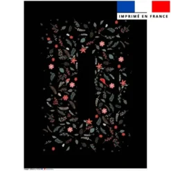 Coupon pour nappe de noel rectangle noire motif sweet home