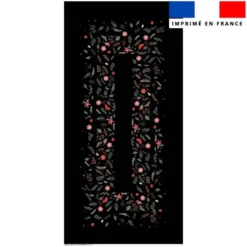 Coupon pour nappe de noel rectangle noire motif sweet home